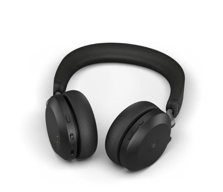Jabra Evolve2 75 USB-A MS Stereo Headset - Black, Noise Cancelling Jabra