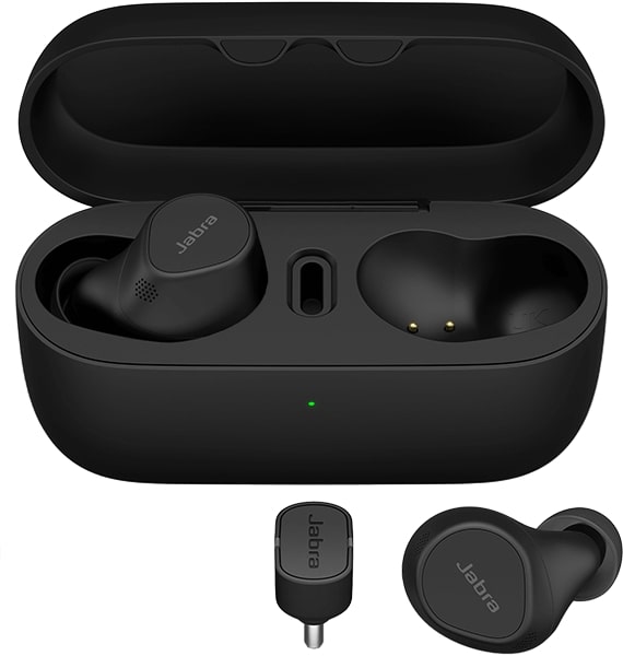 Jabra, Evolve2, Buds, UC, USB-A, Professional, Pocketable Calls.True Wireless Earbudsengineered for Hybrid Wor