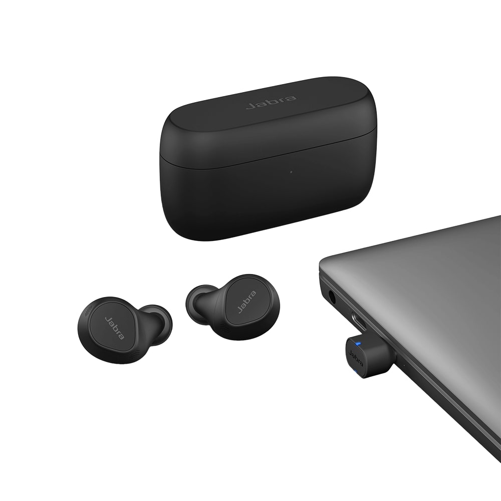 Jabra Evolve2 Buds UC Wireless Earbuds with USB-C Adapter Jabra