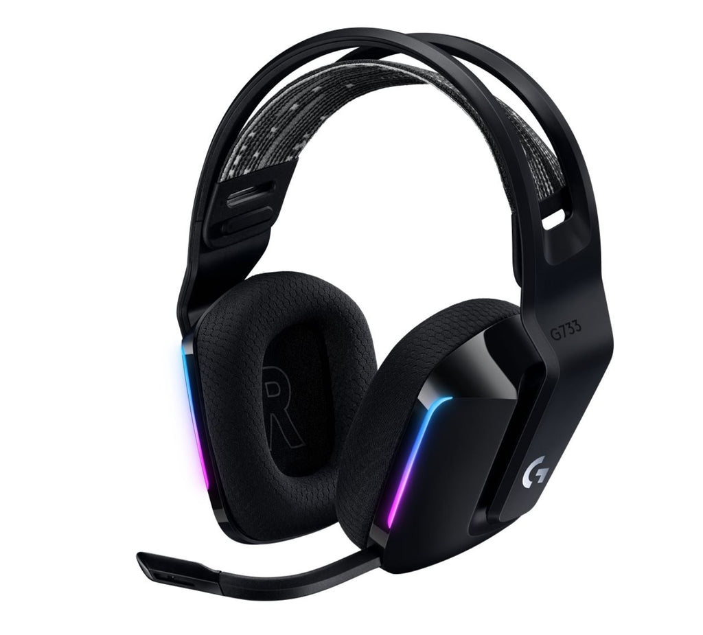 Logitech G733 Lightspeed Wireless RGB Gaming Headset - Black 