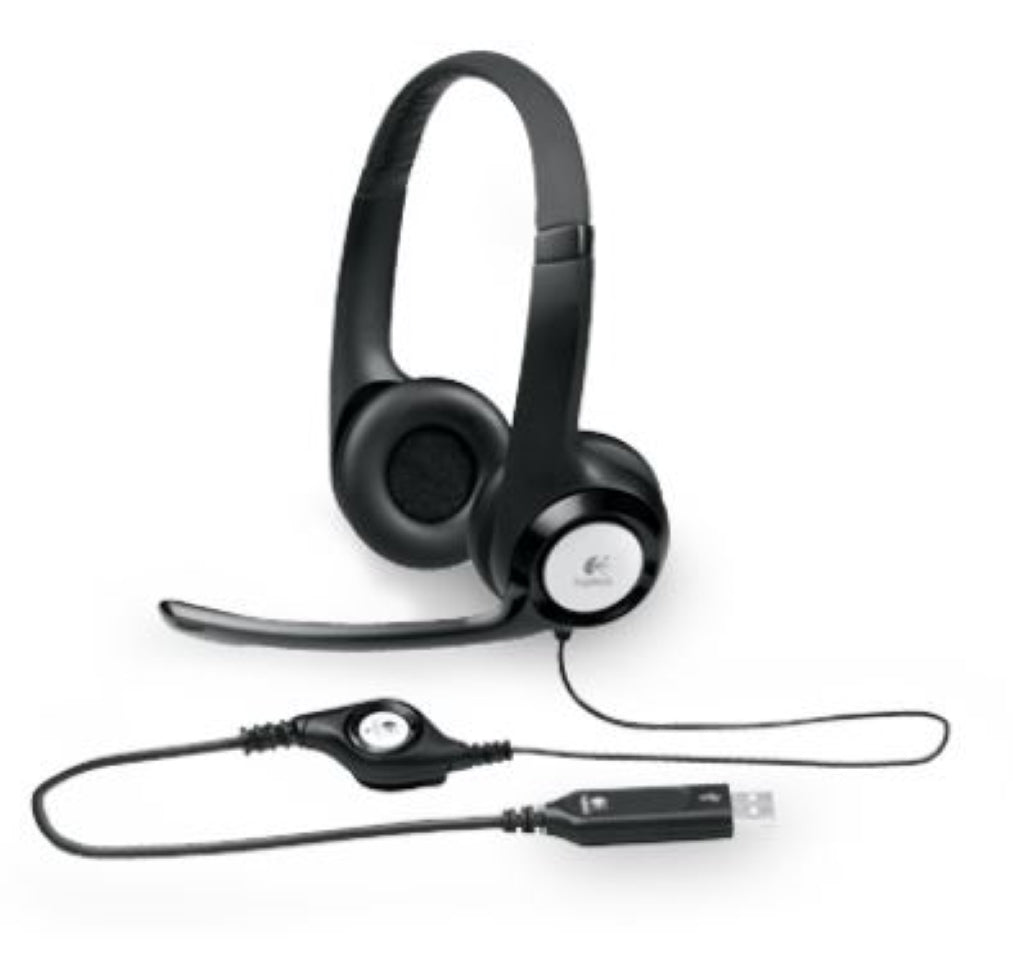 Logitech H390 USB Headset - Noise Cancelling Mic for Clear Calls 