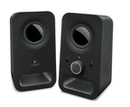 Logitech Z150 Compact Stereo Speakers | Easy Volume & Headphone Jack 