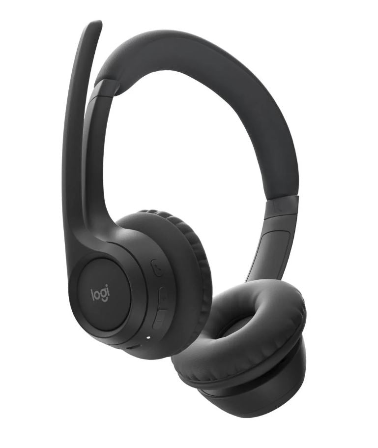 Logitech ZONE 300 Wireless Headset - Midnight Black | Clear Calls, Comfort Logitech