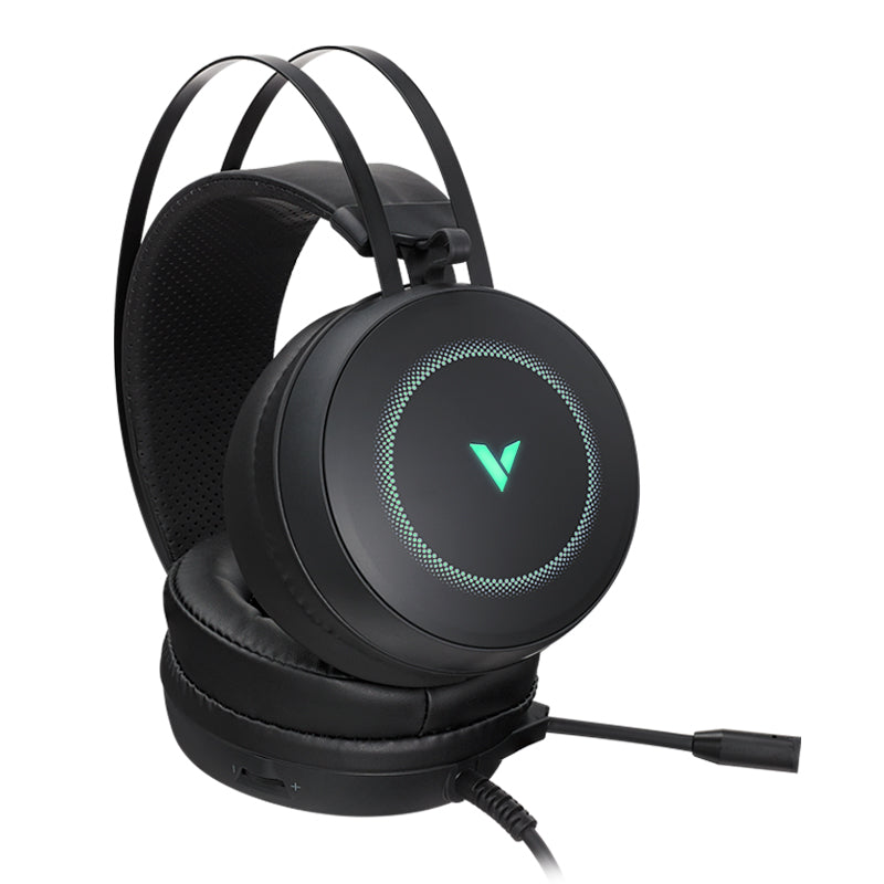 RAPOO VH160 7.1 Surround Sound PC Gaming Headset | USB, RGB, Lightweight Rapoo