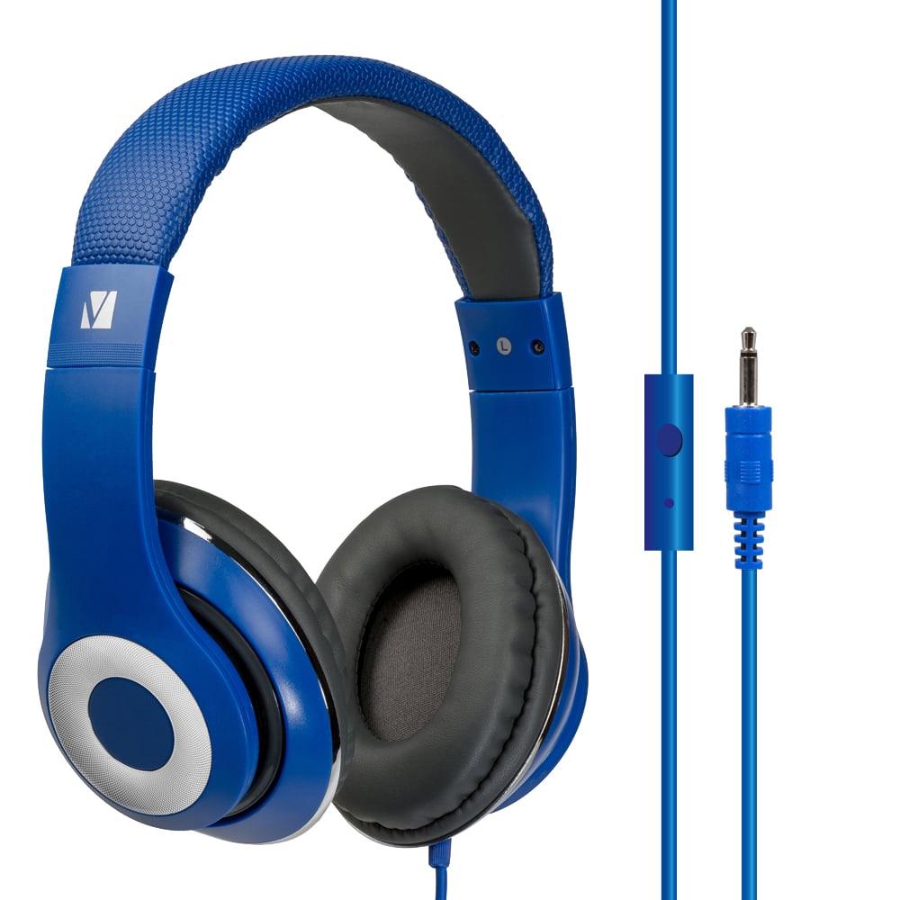 Verbatim Over-Ear Stereo Headphones | Comfortable with Mic Verbatim