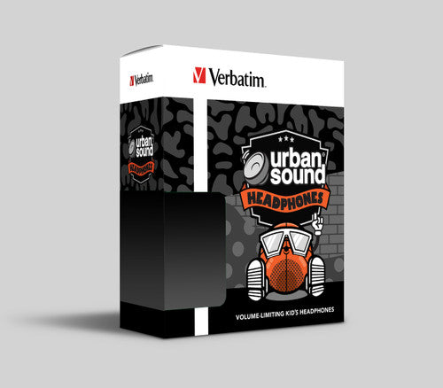 Verbatim Urban Sound Safe Kids Headphones - Volume Limiting & Comfy Verbatim