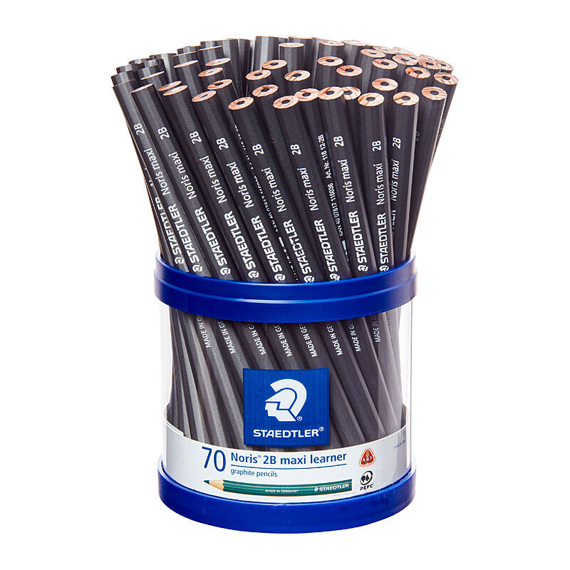 Staedtler Noris Maxi Jumbo Pencils for Small Hands (2B/6B) Staedtler