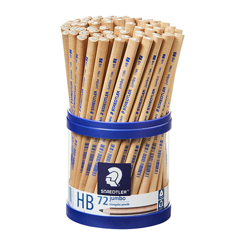 Staedtler Jumbo Triangular HB Pencils | Small Hands & Grip Staedtler
