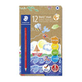 Staedtler Noris Jumbo Red Pencils (Pk12) - Easy Grip for Kids Staedtler