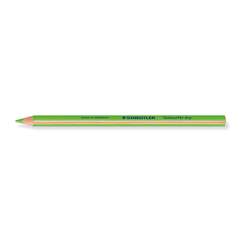 Staedtler Textsurfer Dry Highlighter Pen - Green (Box of 12) Staedtler