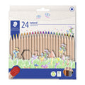 Staedtler Natural Coloured Pencils, 24 Assorted Vibrant Colours Staedtler