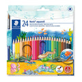 Staedtler Noris Aquarell Watercolour Pencils - 24 Set + Brush Staedtler