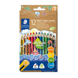 Staedtler Noris Jumbo Triangular Colour Pencils for Kids