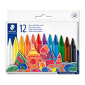 Staedtler Jumbo Round Wax Crayons - Box of 12 Staedtler