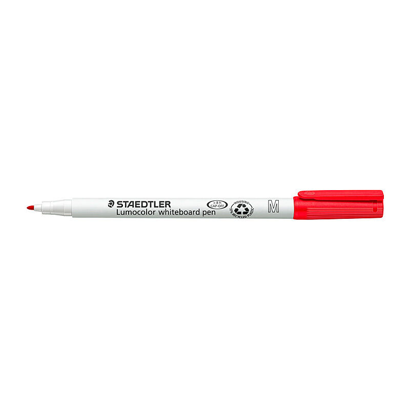 Staedtler Lumocolor Red Whiteboard Markers - 10 Pack Staedtler