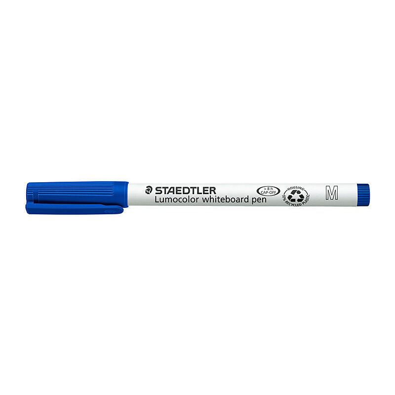 Staedtler Lumocolor Blue Dry Erase Markers - Box of 10 Staedtler