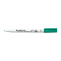 Staedtler Lumocolor Green Whiteboard Pens - Box of 10 Staedtler