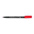 Staedtler Lumo 318 Fine Red Permanent Markers - Box of 10 Staedtler