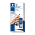 Staedtler Lumo 318 Fine Point Black Permanent Markers (10-Pack) Staedtler
