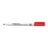 Staedtler Lumocolor Compact Red Whiteboard Markers - Bullet Tip (10 Pack)