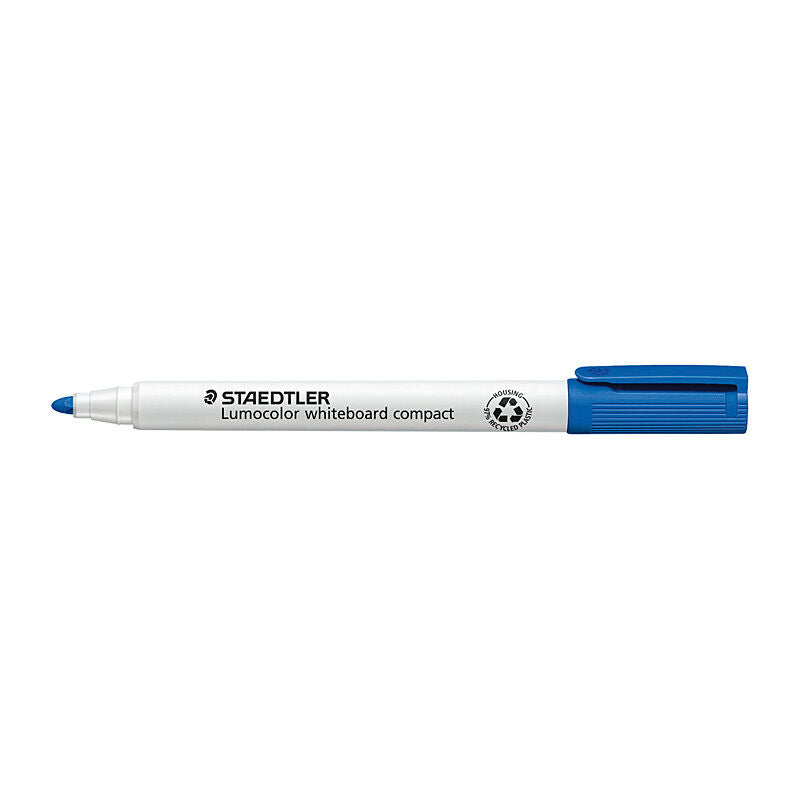 Staedtler Compact Blue Low Odour Whiteboard Markers (10-Pack) Staedtler