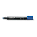 Staedtler Blue Chisel Tip Permanent Markers - Box of 10 Staedtler