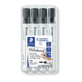 Staedtler Black Bullet Tip Whiteboard Marker - Easy Dry-Wipe Staedtler