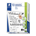 Staedtler Black Chisel Tip Whiteboard Markers - Box of 10 Staedtler