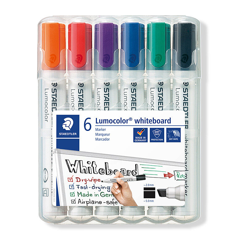 Staedtler Dry Erase Chisel Tip Whiteboard Markers - Assorted Staedtler