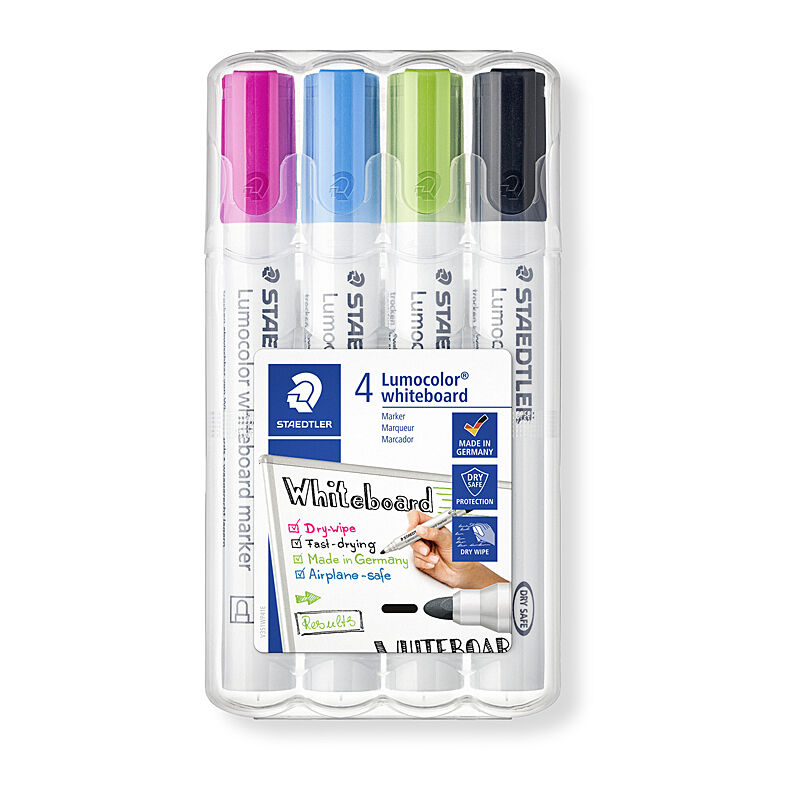 Staedtler Assorted Whiteboard Markers - Bullet Tip Staedtler