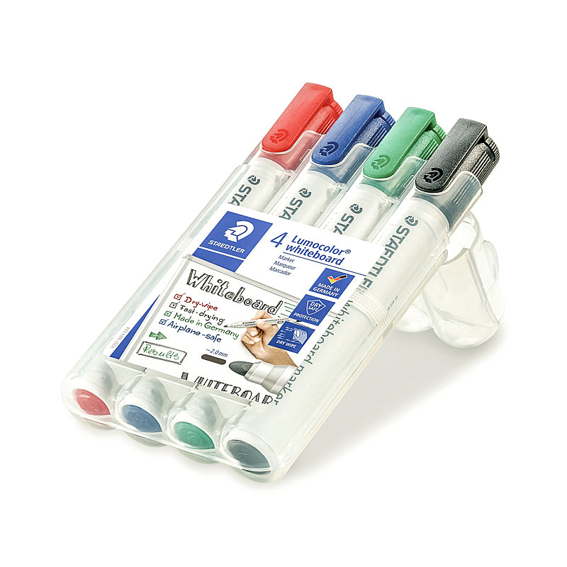 Staedtler Whiteboard Markers - Assorted Bullet Tip, Dry Erase Staedtler