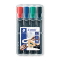 Staedtler Permanent Bullet Tip Markers | Assorted 4-Pack Staedtler