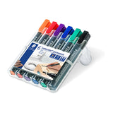 Staedtler Permanent Bullet Tip Markers - Assorted 6-Pack