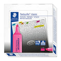 Staedtler Textsurfer Pink Highlighter | Smudge-Proof Chisel Tip Staedtler