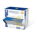 Staedtler Blue Ballpoint Pens - Smooth 1.0mm Tip - Box of 100 Staedtler