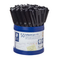 Staedtler 430 Black Ballpoint Pens | Smooth Medium 1.0mm - 50 Pack Staedtler