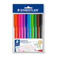 Staedtler Triangular Ballpoint Pen 1.0mm Med Assorted 10-Pack Staedtler