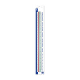 Staedtler Mars Triangular Reduction Scale Ruler - Divide 4, 300mm