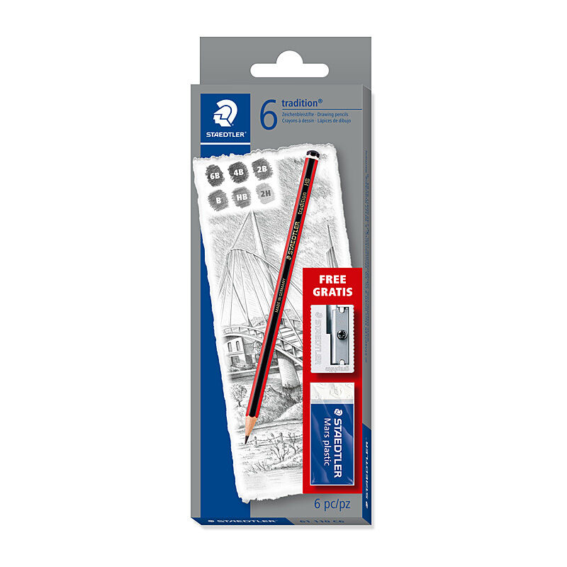Staedtler Tradition Sketch & Drawing Pencil Set Staedtler