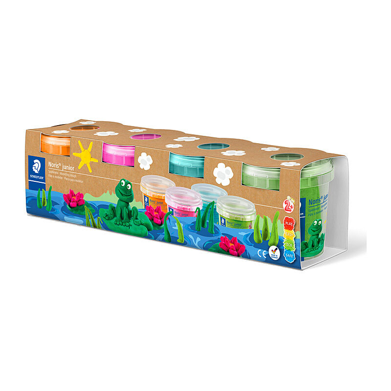 Staedtler Modelling Dough 4-Pack | Easy Play for Kids Ages 3+ Staedtler