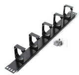 Astrotek 1U Rack Mount Cable Management Panel with D-Rings Astrotek