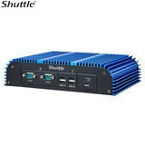 Shuttle BPCWL02 Fanless Industrial Box PC Barebone - Intel i3, Dual LAN Shuttle