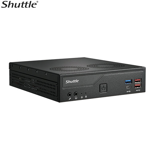 Shuttle XPC Slim DH770 Barebone Mini PC | Intel 14th Gen Ready | Quad Display Shuttle