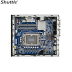 Shuttle XPC Slim DH770 Barebone Mini PC | Intel 14th Gen Ready | Quad Display Shuttle