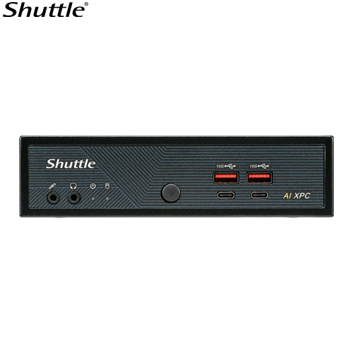 Powerful Shuttle AI XPC Mini PC - Intel Ultra 5, Quad 4K Displays Shuttle