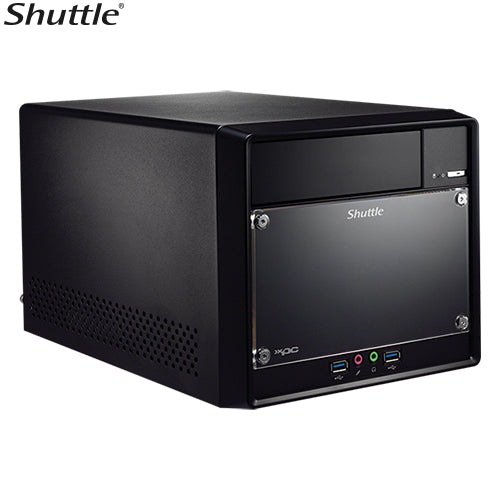 Shuttle SH610R4 XPC Cube 13L Barebone-Support Intel 13th/12th Gent, H610 chipset, 300 W,1xLAN, PCIEx 16, PCIEx 1, R4 chassis, 2x 3.5' HDD, 1x 5.25' Shuttle