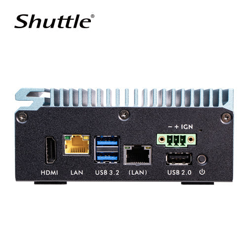 SPCEL03 Compact Fanless Industrial PC | Intel Elkhart Lake Edge AI Shuttle