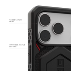 UAG Monarch Pro MagSafe Kevlar Apple iPhone 17 Pro (6.3") Rugged Case - Kevlar Black 