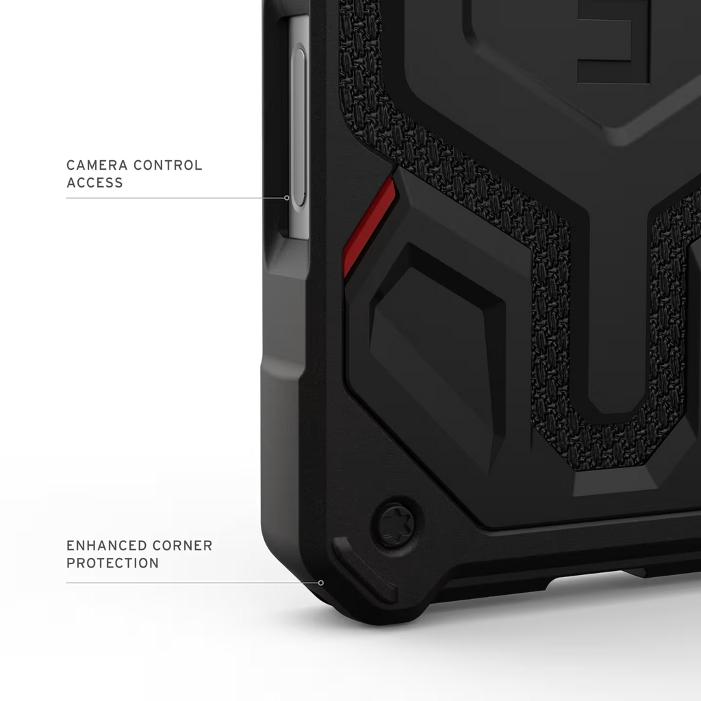 UAG Monarch Pro MagSafe Kevlar Apple iPhone 17 Pro (6.3") Rugged Case - Kevlar Black 
