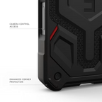 UAG Monarch Pro MagSafe Kevlar Apple iPhone 17 Pro (6.3") Rugged Case - Kevlar Black 
